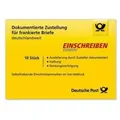 NEUTRALWARE 161036800 Briefmarke Einschreiben/E inwurf national 10St. Frankie