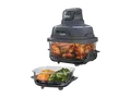 NINJA FN101EUGY CRISPi 4-in-1 Tragbare Glas-Heißluftfritteuse Cyber Space, Heißluftfritteuse