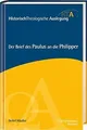 Der Brief des Paulus an die Philipper von Häußer, De... | Buch | Zustand wie neu