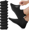 10 Paar Sneaker Socken Herren Damen, Atmungsaktive Baumwolle Socken, Kurz