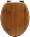 sanicomfort Bambus dunkel WC Toiletten Klo Sitz Deckel Brille Absenkautomatik