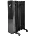 Jet-line - Lradiator Öl Radiator Elektroheizung Heizung 9-rippen 2000 W Schwarz