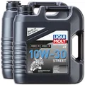2x LIQUI MOLY 1688 Motorbike 4T 10W-30 Street Motoröl Motorrad synthetisch 4L