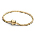 PANDORA Facettiertes Schlangen-Gliederarmband mit Herzverschluss 564236C00 Damenarmband