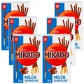6x 75g LU Glico Mikado Milch Schokolade Sticks zum Dekrieren und genießen