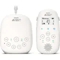 Philips AVENT Audiophones SCD713/26 DECT-Babyphone Advanced, 330 m, 50 m, 330 m, Grau, Weiß, LCD, AC, Akku - Grau/Weiß