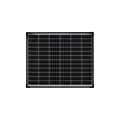 enjoy solar 50W 36V (für 24V PV Systems) Monokristallines Solarmodul, 182mm Solarzellen 10 Busbars Solarpanel ideal für Wohnmobil, Balkonanlage, Gartenhäuse, Boot