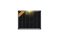 enjoy solar Solarmodul Monokristallines Solarpanel 182mm 10BB, 36V/20W–210W, schwarzer Rahmen, 182mm Monokristalline PERC-Zellen, 182mm Monokristalline PERC-Zellen