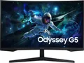 Samsung Odyssey G5 S32CG554EU - G55C Series - LED-Monitor - Gaming - gebogen - 81.3 cm (32") - 2560 x 1440 QHD @ 165 Hz - VA - 300 cd/m² - 2500:1 - HDR10 - 1 ms - HDMI, DisplayPort - Schwarz [Energieklasse G] (LS32CG554EUXEN)
