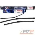 BOSCH AEROTWIN SCHEIBENWISCHER A164S + HECKWISCHER A402H FÜR AUDI A6 Q3