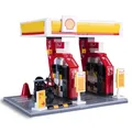 CaDA Set Shell Tankstelle Bricks