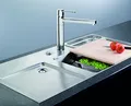 Naber, waterstation® cubic 980. Einbauspüle, Edelstahl, Becken re. - Einbauspülen