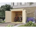 Expresshaus Fahrradgarage Karibu Bike Box 3 Holz 162,5 x 216,5 cm natur