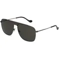 Gucci GG0909S Herren-Sonnenbrille Vollrand Quadratisch Metall-Gestell, grau