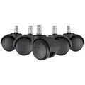 AMSTYLE 5er-Set Teppichbodenrollen SPM1.914 Schwarz
