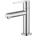 Moderne Kaltwasser Armatur für Gäste WC, Chrom, inkl. Anschlussschlauch