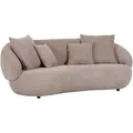 Gutmann New Spirit Sofa 3-sitzig inkl.4 Kissen - Schwarz