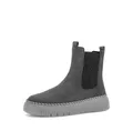 Gabor Damen Chelsea Boots, Frauen Stiefeletten,Business,Glamour,Stil,trendy,hochwertig,Wellness,schick,chic,Dark-Grey(EL.Filz),38 EU / 5 UK
