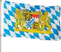 PHENO FLAGS Premium Bayern Flagge 90 x 150 cm Bayrische Fahne 2 Ösen