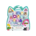 Squish-a-longs SQAL0066 - 14er Pack, enthält 14x 2.5 cm Mini-Squish, 4X Zubehör, 1x Ring & 1x Sammlerhandbuch - Sammeln, Tauschen, Spielen
