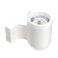 ledscom.de Wandleuchte FEL, Porzellan, weiß glänzend, eckig, 1x E27 max. 300W