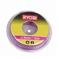 Ryobi RAC101 Universelle runde Fadenspule für Freischneider, 1,6 mm x 15 m, Lila
