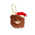 Legami - Weihnachtsdekoration aus Plüsch Oh-Oh-Ornaments, Teddy Bear, Weihnachtskugel, zum Aufhängen am Baum, aus Polyester, 9 x 10 x 4 cm