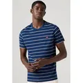 Levi's® T-Shirt mit Streifenmuster blau M (48/50)
