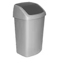 Curver Swing-Top, silber / anthrazit verschiedene Größen Größe: 15 l