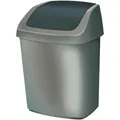 Curver Kosz Na śmieci 15l /Ciemnoszary/ Srebrny (15 l) (35596001)