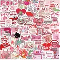 100 Pcs Valentine's Day Stickers - Cute Valentines Vinyl Stickers for Kids and Adults - Perfect for Valentines Gifts, Party Favors, and Classroom Exchange