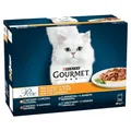 Purina Katzenfutter Gourmet Perle Thunfisch Türkei Lamm Ente 12 x 85g