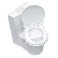 Thetford Trockentrenntoilette, Kunststoff, Kompakt, Weiß, 60,3 x 41,7 x 75 cm, 7,5L Urintank/7L Kottank, 8 kg, mit elektrischer Füllstandsanzeige