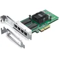 Gigabit Ethernet Netzwerkadapter 4 Ports PCIe X4 Intel I350 Chip Ethernet Kar...