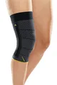 medi Genumedi E+motion 3.0 sportliche Kniebandage mit 3D mit Silikon-Quarz Pelotte | Größe: VI | Perfect-Fit Haftband | Einfaches Anziehen | Passgenaue Pelotte | Geruchshemmend & Thermoregulierend