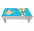 STIKKIPIX Möbelfolie DSWT03 Aufkleber passend für den DUNDRA-Tisch von IKEA (Möbel nicht inklusive) (1, Pirateninsel)