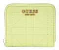 GUESS Assia SLG Zip Around Wallet S Geldbörse Chartreuse gelb Neu