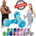 Miweba Sports Profi Neopren Hantel NKH100 | Hantelset - Kurzhanteln - Hexagon - Home Workout - Krafttraining - Anti Rutsch (Türkis 2x 1,0 Kg) - Türkis