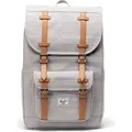 Urbaner grauer Rucksack Herschel Little AmericaTM Mid Backpack Light Grey Crosshatch - Grau