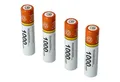 vhbw Akku passend für Samsung Gigaset E550H, E560, E560A, E560HX, E560A Akku Akku NiMH 1000 mAh (1,2 V, 4 St), Leistungsfähige Austausch-Akkus für Telefon, Festnetz oder schnurloses