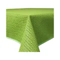 Gartentischdecke Outdoor rechteckig wetterfest wasserabweisend rutschfest abwischbar PVC Weichschaum Tischdecke für Garten, Balkon, Terrasse und Camping (Grün, 110 x 140 cm)