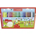 Filzstift - STABILO Trio A-Z - 30er Pack - mit 30 verschiedenen Farben