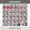 EM EURO 2020 REWE Sammelkarten - 1 Komplettsatz GLITZER