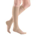 mediven elegance CCL2 AD Kompressionsstrümpfe normal (39-44 cm) mit Trikotabschlussrand III beige