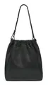 LIEBESKIND BERLIN Ruffle Sheep Natural Cloud Hobo Bag M Tasche Black Neu