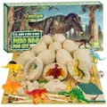 Dinosaurier Ausgrabungsset mit 12 Eiern und Spielmatte für kleine Entdecker
