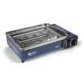Kampa Sizzle tragbarer Gas-Camping-Kartuschen-Grill, blau