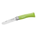 Opinel Kindermesser, rostfrei, Buchenholz, grün Blister