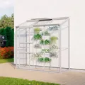 Vitavia Anlehngewächshaus Styx 1300, BxTxH: 65 x 192 x 182 cm, 3 mm Wandstärke