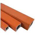 Scorprotect® Steinwolle PE Rohrisolierung Fußboden Dämmhülse Plus eckig 1.5 cm x 2.5 cm